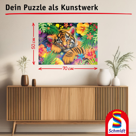 Selecta Puzzle 'Tiger-Welpe' – Süßes Wildtier-Motiv 1000 Teile (ab 12)