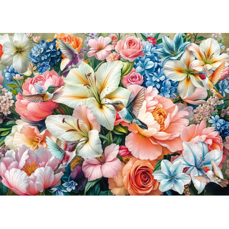 Selecta Puzzle 'Blumen in Pastell' – Blütenpracht & Harmonie 1000 Teile