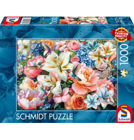 Selecta Puzzle 'Blumen in Pastell' – Blütenpracht & Harmonie 1000 Teile