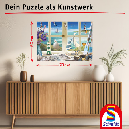 Selecta Puzzle 'Studie am Meer' – Maritime Atmosphäre & Entspannung 1000 Teile