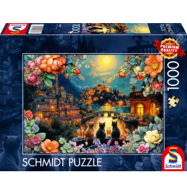 Selecta Puzzle Trio im Mondlicht 1000 Teile – Magische Nachtszene!