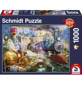 Schmidt Spiele Puzzle Magische Reise – 1000 Teile Fantasy-Motiv | Hochwertig