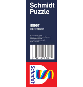 Schmidt Spiele Puzzle 1000 Teile – Frühlingsallee zur Tulpenblüte, Insel Mainau