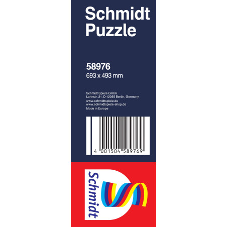 Schmidt Spiele Puzzle Terrasse in Paris 1000 Teile – Entspannung & detailreiches Motiv