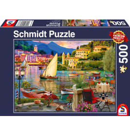 Schmidt Spiele Puzzle Italienisches Fresko (500 Teile) – Kunst für Zuhause