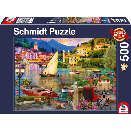 Schmidt Spiele Puzzle Italienisches Fresko (500 Teile) – Kunst für Zuhause
