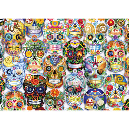 Schmidt Spiele La Catrina Puzzle 2000 Teile – Detailreiche mexikanische Folklore erleben
