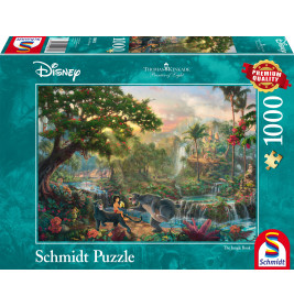 Schmidt Spiele Puzzle Thomas Kinkade Disney Das Dschungelbuch 1000 Teile | Ab 9 J.
