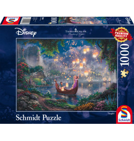 Disney Rapunzel 'Bootsfahrt der Liebe' Puzzle 1000 Teile von Thomas Kinkade | Schmidt Spiele
