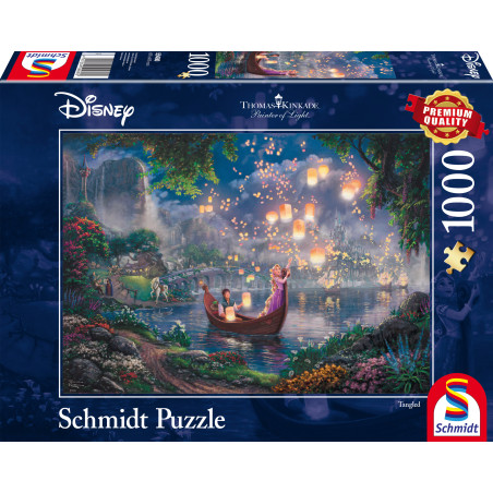 Disney Rapunzel 'Bootsfahrt der Liebe' Puzzle 1000 Teile von Thomas Kinkade | Schmidt Spiele