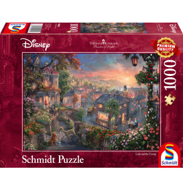 Schmidt Spiele Puzzle Thomas Kinkade Disney Susi & Strolch 1000 Teile