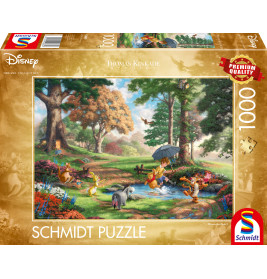 Schmidt Spiele Puzzle 1000 Teile | Disney Winnie Pooh | Zauberwelt für Fans | Ab 9 Jahren