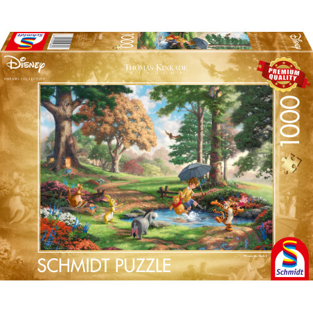 Schmidt Spiele Puzzle 1000 Teile | Disney Winnie Pooh | Zauberwelt für Fans | Ab 9 Jahren