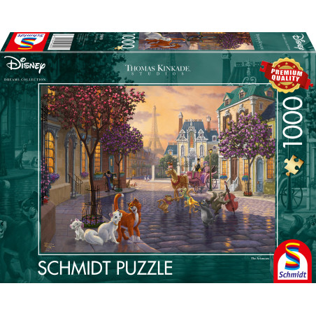 Schmidt Spiele Disney Aristocats Puzzle 1000 Teile ab 12 Jahre