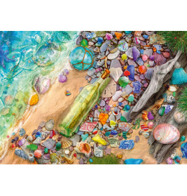 Schmidt Spiele Puzzle 'Leuchtendes Strandgut' – 1000 Teile Puzzle für Erwachsene