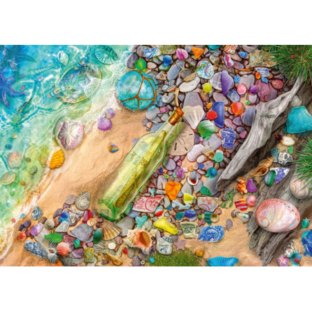 Schmidt Spiele Puzzle 'Leuchtendes Strandgut' – 1000 Teile Puzzle für Erwachsene