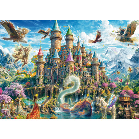 Selecta Puzzle Märchenschloss im Reich 1000 Teile – Zauberhafte Fantasiewelt