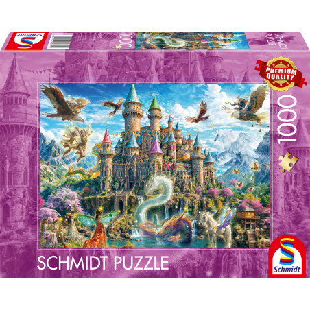 Selecta Puzzle Märchenschloss im Reich 1000 Teile – Zauberhafte Fantasiewelt