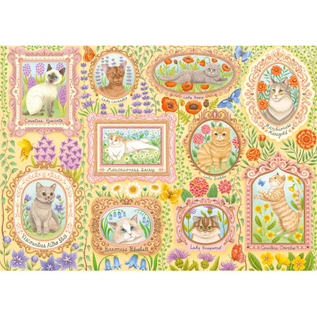 Selecta Puzzle Adelige Katzen 1000 Teile – Elegantes Tiermotiv