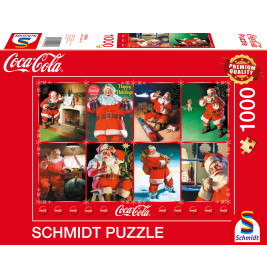 Schmidt Spiele Coca-Cola Santa Claus Puzzle – 1000 Teile Weihnachtsmotiv