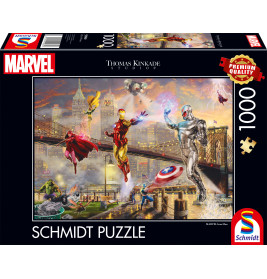 Schmidt Spiele PU1000T: Marvel Iron Man – 1000 Teile Puzzle für Superhelden-Fans