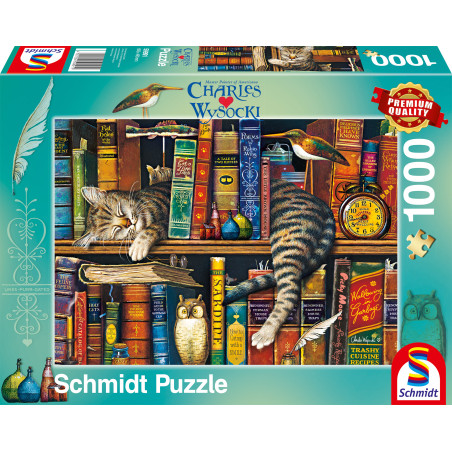Schmidt Spiele Puzzle Frederick der Literat von Charles Wysocki – 1000 Teile