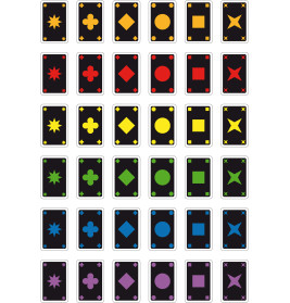 Schmidt Spiele Qwirkle Cards – Das preisgekrönte Kartenspiel | 2-4 Spieler | ab 8 Jahren