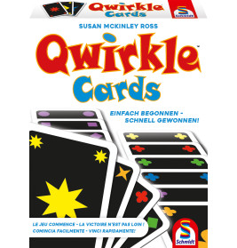 Schmidt Spiele Qwirkle Cards – Das preisgekrönte Kartenspiel | 2-4 Spieler | ab 8 Jahren