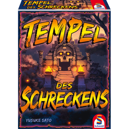 Schmidt Spiele Tempel des Schreckens – Bluff- & Ärgerspiel für 3-10 Spieler. Schatzsuche oder Feuerfalle?