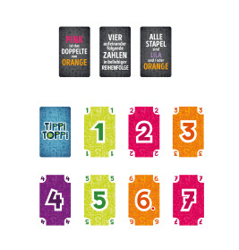 Schmidt Spiele Tippi Toppi – Kooperatives Kartenspiel für 2-4 Spieler. Kommunikation & Bluff.