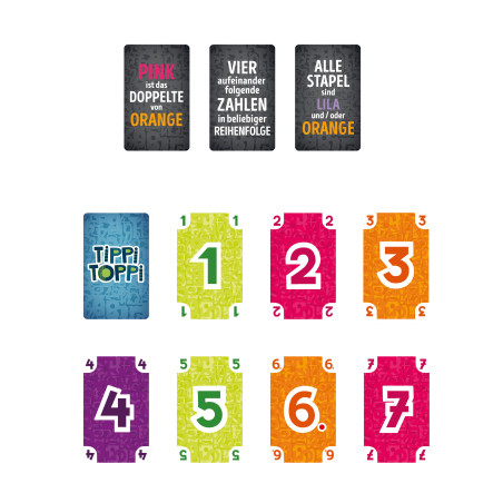 Schmidt Spiele Tippi Toppi – Kooperatives Kartenspiel für 2-4 Spieler. Kommunikation & Bluff.