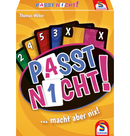 Schmidt Spiele Kartenspiel Passt nicht! | Schnelles & kniffliges Kartenspiel ab 8 Jahren