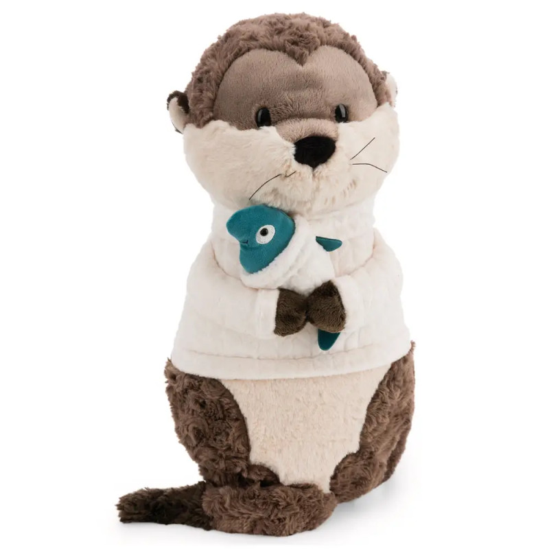 Kuscheltier Otter Ophelio mit Fisch
