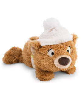 Liegendes Kuscheltier Bär Capiccino