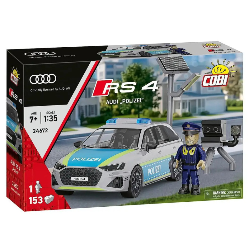 COBI 24672 Audi RS4 Polizei