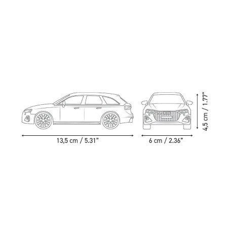 COBI 24672 Audi RS4 Polizei