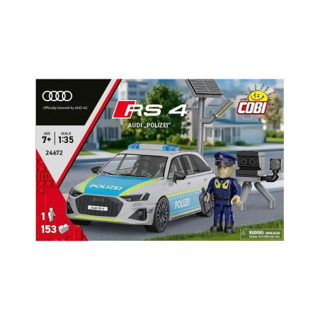 COBI 24672 Audi RS4 Polizei
