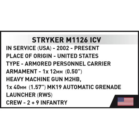 COBI 2635 Stryker M1126 ICV