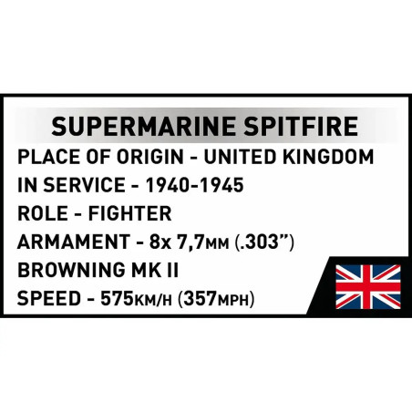 COBI 5778 Supermarine Spitfire Mk.II