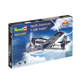 Revell® Geschenkset Flying Bulls T-28B Trojan 1:72 – Modellbausatz inkl. Farben & Kleber