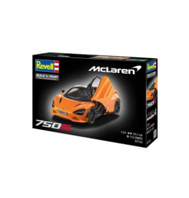 Revell Modellbausatz McLaren 750S | Supersportwagen 1:24 | Detaillierter Bausatz