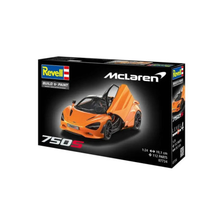 Revell Modellbausatz McLaren 750S | Supersportwagen 1:24 | Detaillierter Bausatz