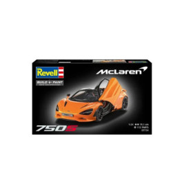 Revell Modellbausatz McLaren 750S | Supersportwagen 1:24 | Detaillierter Bausatz