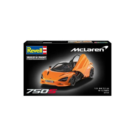Revell Modellbausatz McLaren 750S | Supersportwagen 1:24 | Detaillierter Bausatz