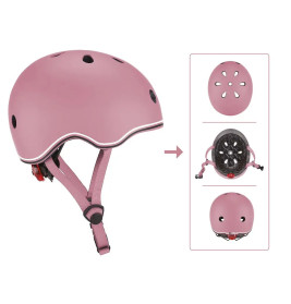 GLOBBER HELM GO-UP LIGHTS Gr. XXS/XS 45-51 rosa