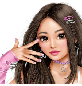 TOPModel Kunstnägel 3D KPOP