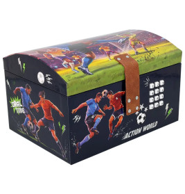 Action   Fun Schatztruhe mit Code, Sound und Licht Fussball