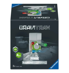Ravensburger GraviTrax PRO Element Dynamo – Kugelbahn Erweiterung für mehr Schwung