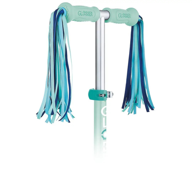 Fantasy Ribbon Lenkerfransen blau 2er-Set