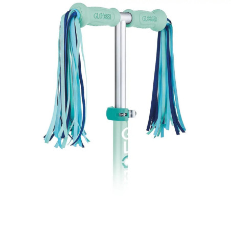 Fantasy Ribbon Lenkerfransen blau 2er-Set